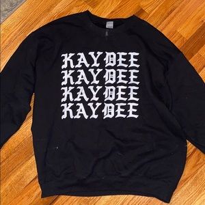 kaydee kappa delta black sweatshirt